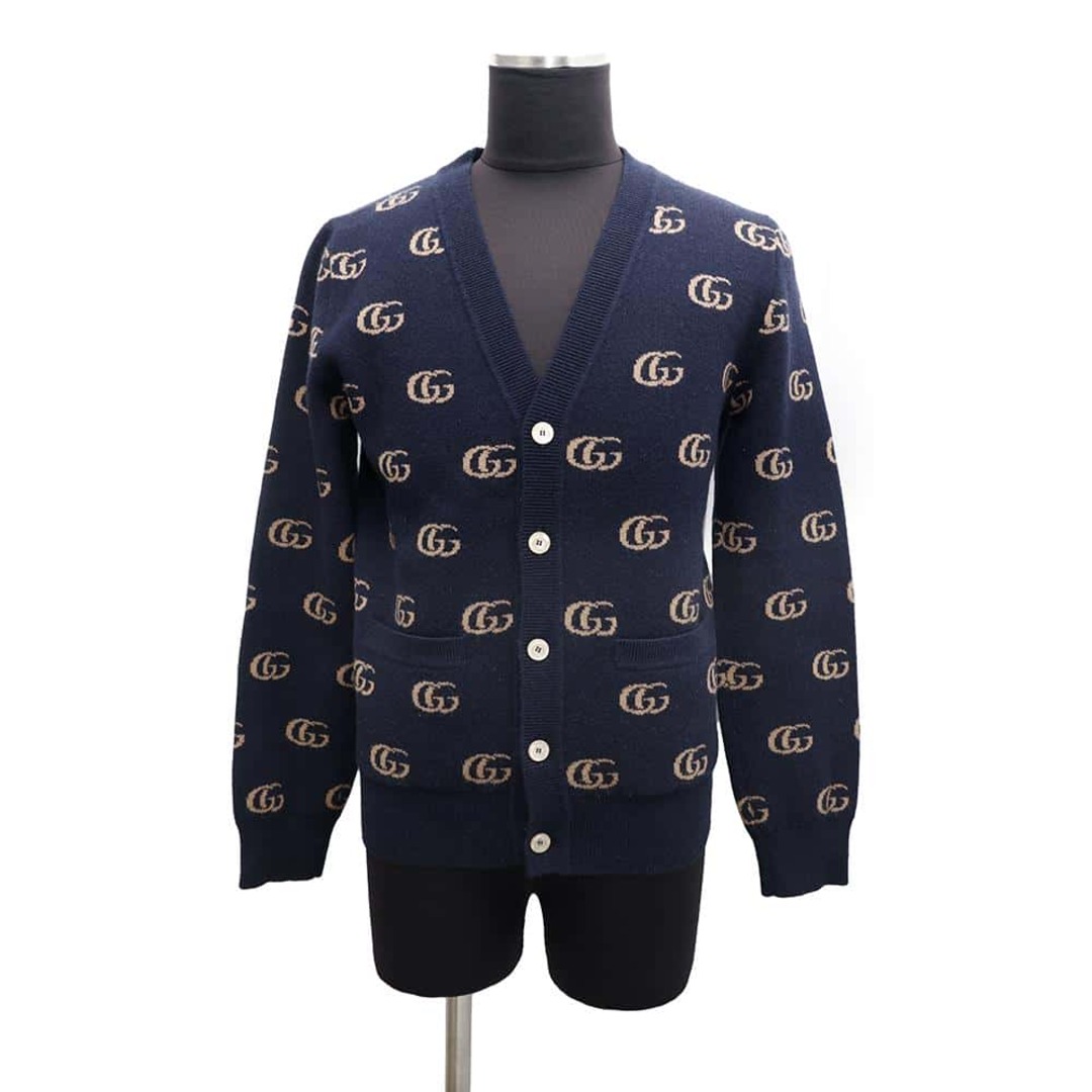 GUCCI - グッチ カーディガン GGジャカード ニット メンズサイズ GUCCI - グッチ カーディガン GGジャカード ニット メンズサイズ