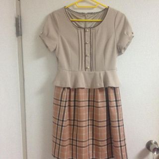 プライムパターン(PRIME PATTERN)の上品♡ドッキングワンピース(ひざ丈ワンピース)