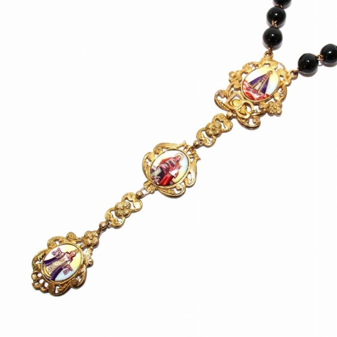DOLCE&GABBANA - ドルチェ&ガッバーナ ロザリオ ブラックメノウ DOLCE&GABBANA - ドルチェ&ガッバーナ ロザリオ ブラックメノウ