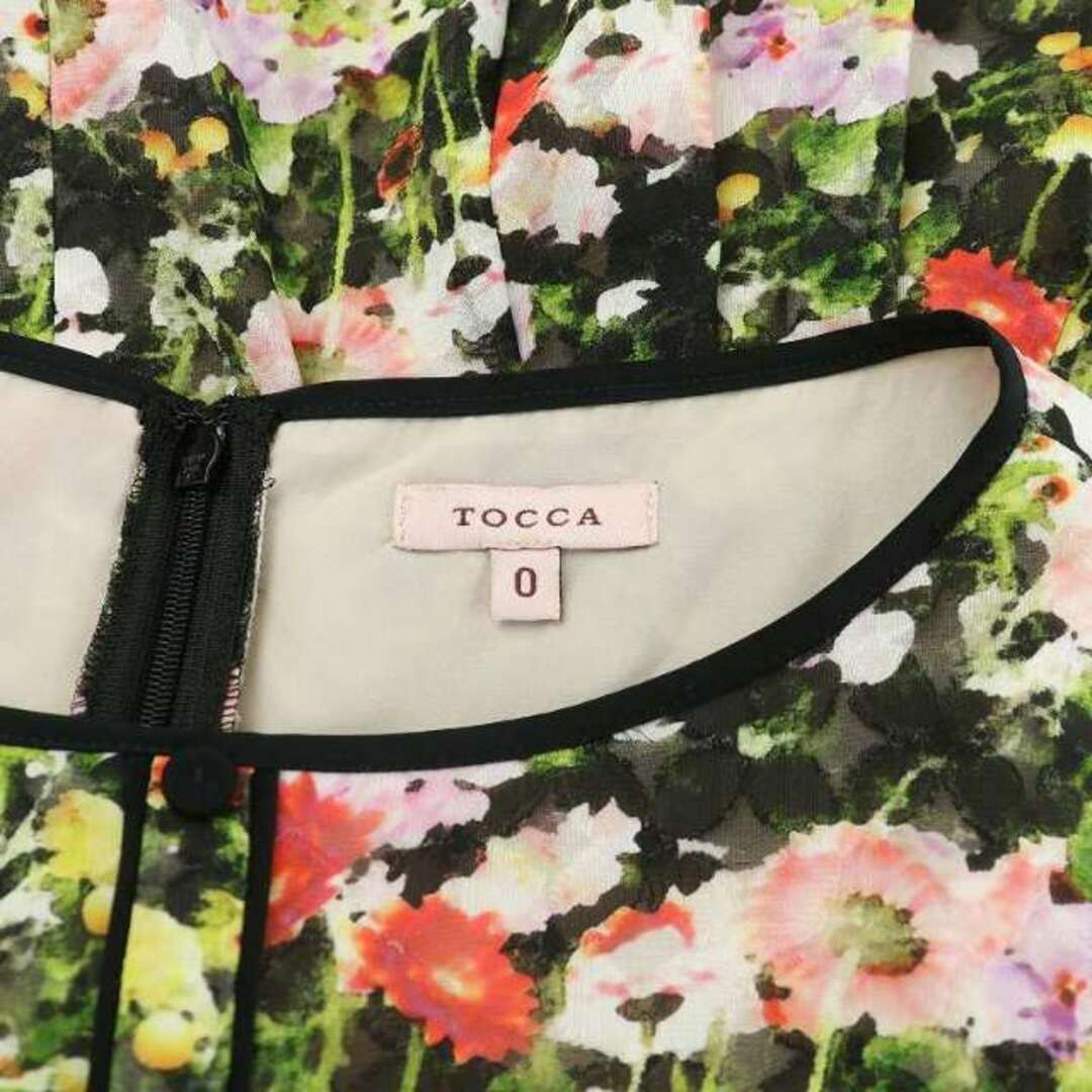 TOCCA - トッカ TOCCA ノースリーブワンピース 花柄 ロング 0 TOCCA - トッカ TOCCA ノースリーブワンピース 花柄 ロング 0
