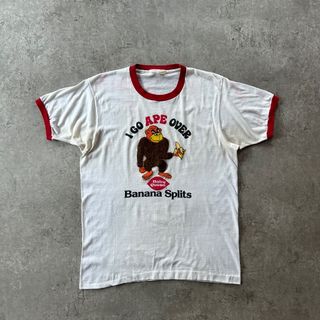 スクリーンスターズ(SCREEN STARS)の70s ユニオンアンダーウェア 企業リンガーtシャツ USA製 APE (Tシャツ/カットソー(半袖/袖なし))