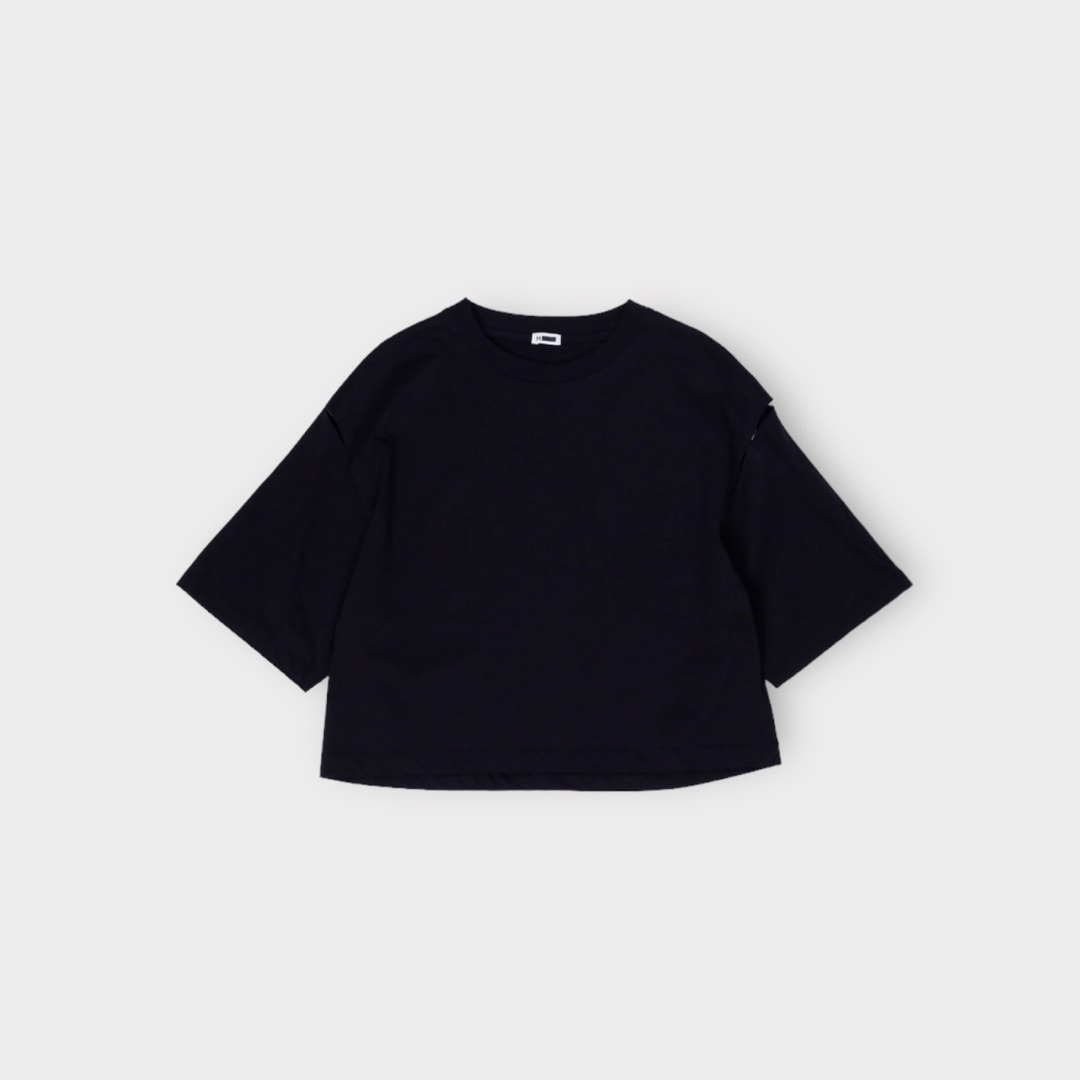 BEAUTY&YOUTH UNITED ARROWS - H BEAUTY&YOUTH【CROPPED SLIT SLEEVE TOP】