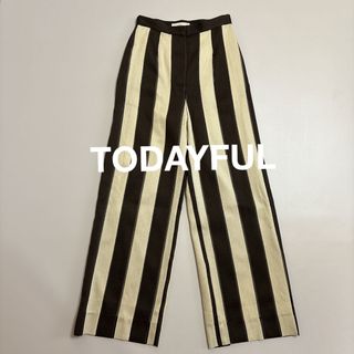 TODAYFUL - TODAYFUL ストライプジャガードトラウザーズ 26400円 TODAYFUL - TODAYFUL ストライプジャガードトラウザーズ 26400円