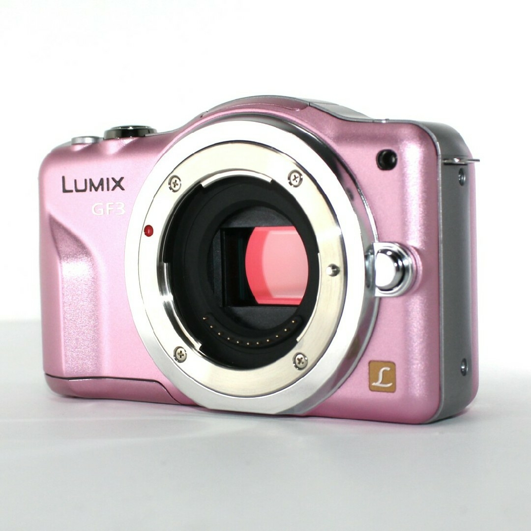 Panasonic - Panasonic LUMIX DMC-GF3 ミラーレスカメラピンク Panasonic - Panasonic LUMIX DMC-GF3 ミラーレスカメラピンク