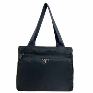 PRADA - 美品 プラダ 三角ロゴ レザー バッグ 肩掛け トート PRADA - 美品 プラダ 三角ロゴ レザー バッグ 肩掛け トート