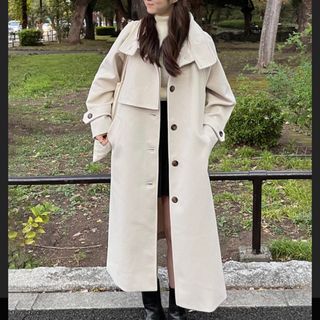 FRAY I.D - FRAY I.D MANTECOノーカラーコート ノーカラーの通販 FRAY I.D - FRAY I.D MANTECOノーカラーコート ノーカラーの通販
