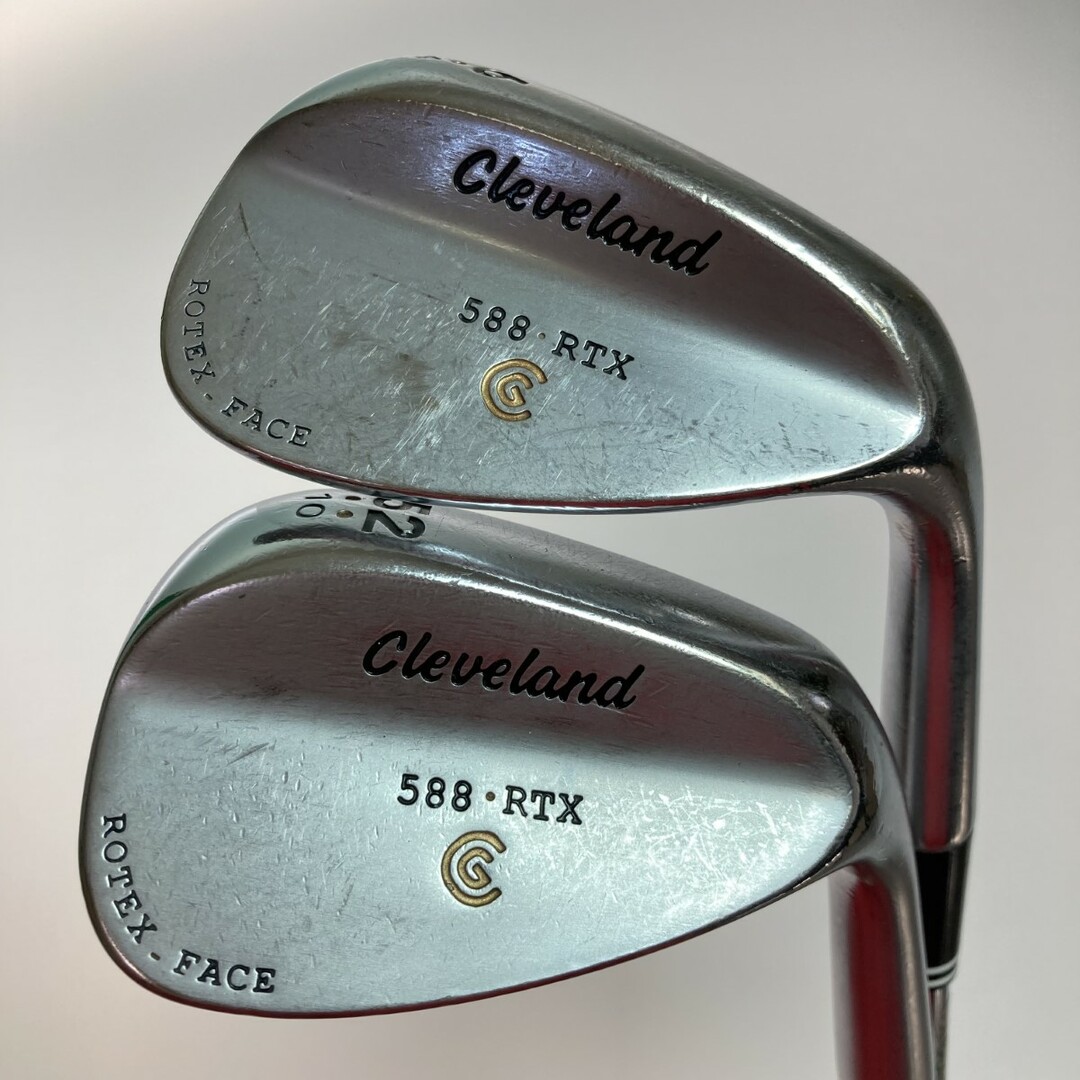 Cleveland Golf - ◎◎Cleveland Golf クリーブランドゴルフ RTX588  ROTEX-FACE 52° 56° ウェッジ 2本セット Dynamic Gold S200