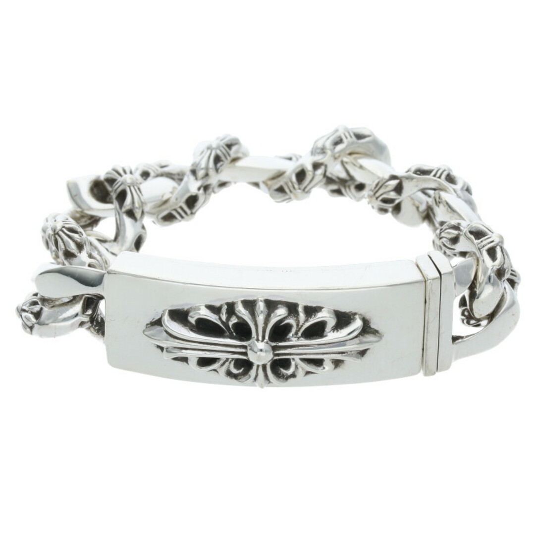 輝く高品質な Chrome Hearts - クロムハーツ ID FLORAL CRS/フローラルID ブレスレット