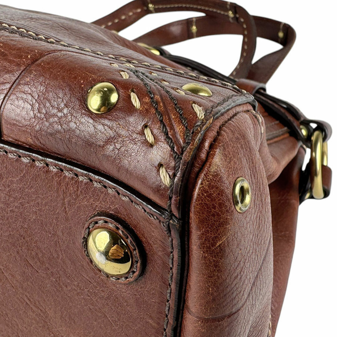COACH - コーチ COACH ショルダーバッグ レザー ブラウン COACH - コーチ COACH ショルダーバッグ レザー ブラウン