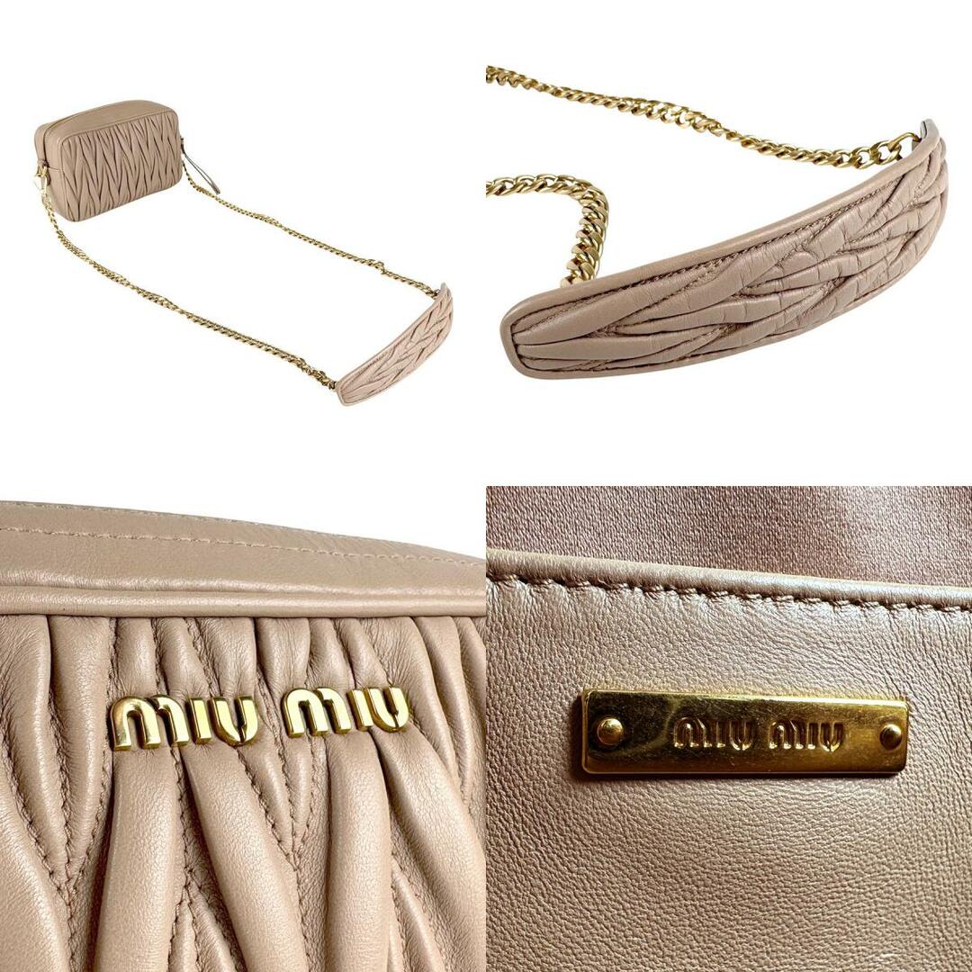 MIU MIU - ミュウミュウ MIUMIU 斜め掛けショルダーバッグ MIU MIU - ミュウミュウ MIUMIU 斜め掛けショルダーバッグ