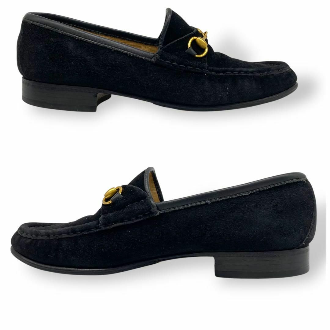 GUCCI - GUCCI グッチ スウェード ホースビット ローファー GUCCI - GUCCI グッチ スウェード ホースビット ローファー