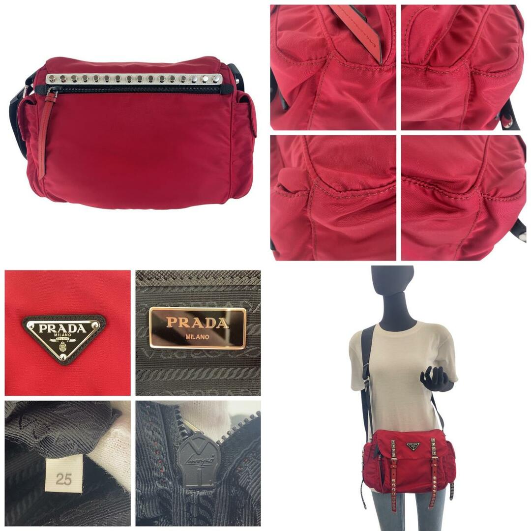 PRADA - 美品 PRADA プラダ ヴィンテージ テスート 三角ロゴ