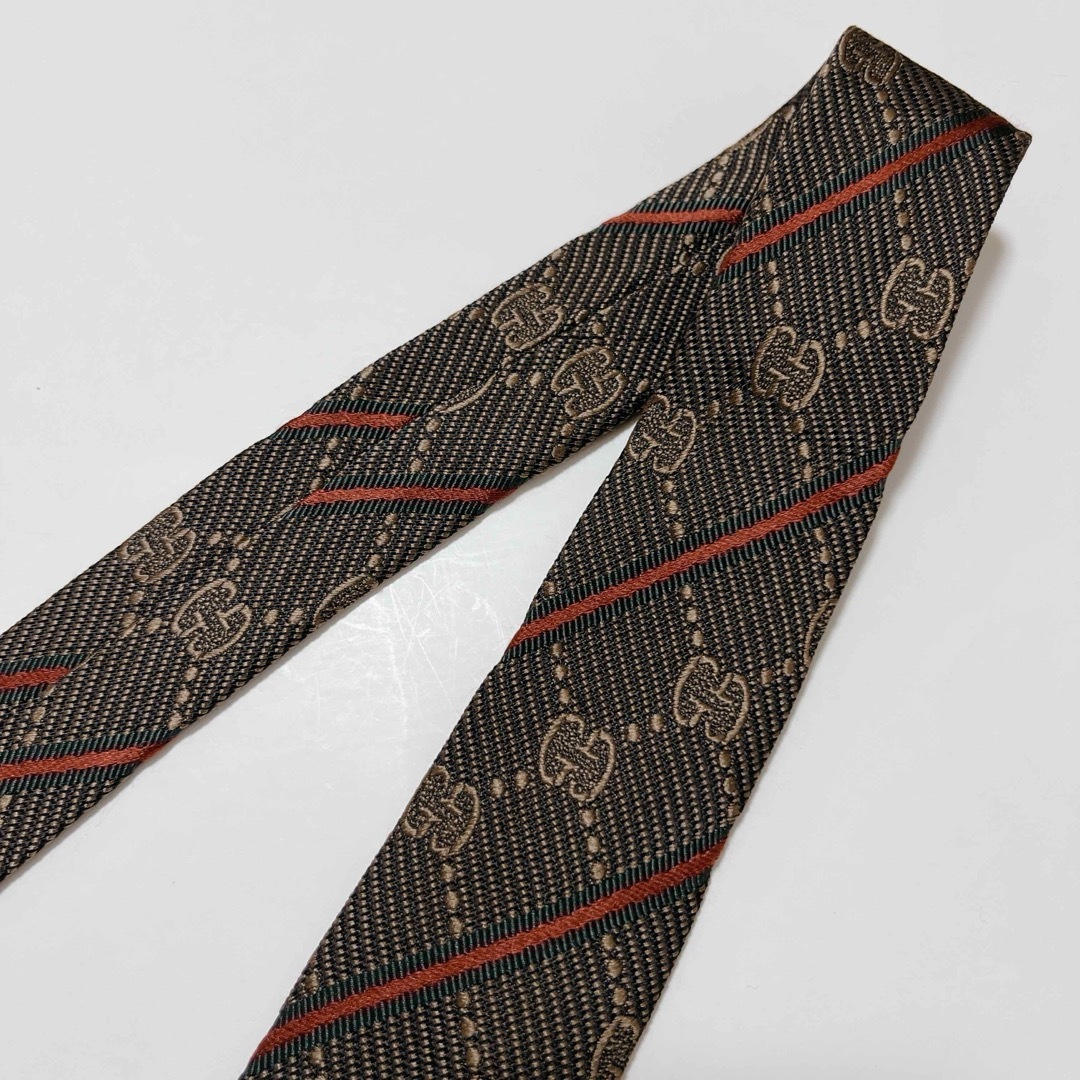 GUCCI - 美品 グッチ ネクタイ ハイブランド GG柄 インター GUCCI - 美品 グッチ ネクタイ ハイブランド GG柄 インター