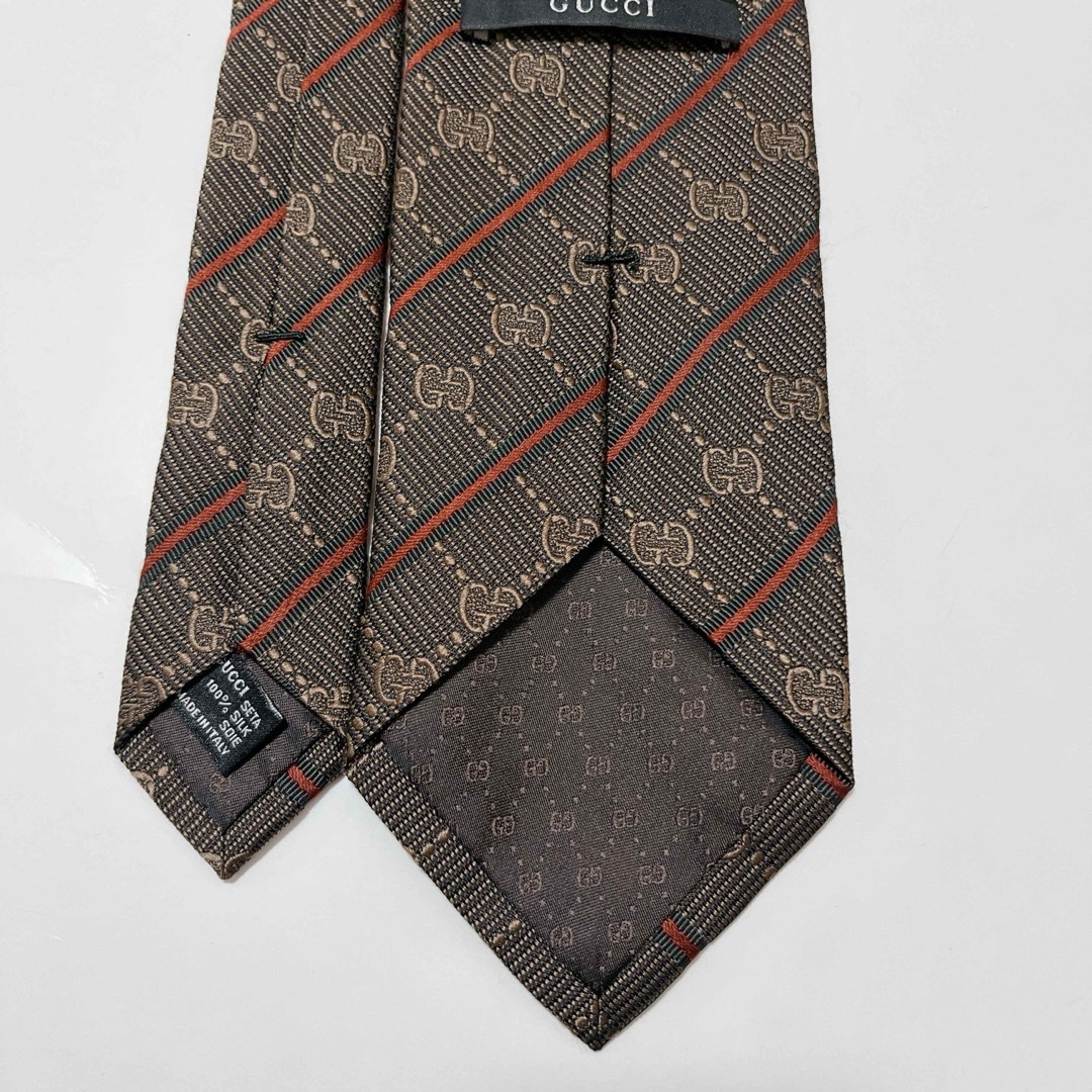 GUCCI - 美品 グッチ ネクタイ ハイブランド GG柄 インター GUCCI - 美品 グッチ ネクタイ ハイブランド GG柄 インター