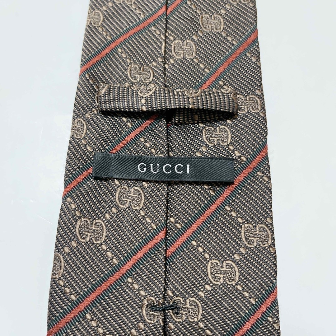 GUCCI - 美品 グッチ ネクタイ ハイブランド GG柄 インター GUCCI - 美品 グッチ ネクタイ ハイブランド GG柄 インター