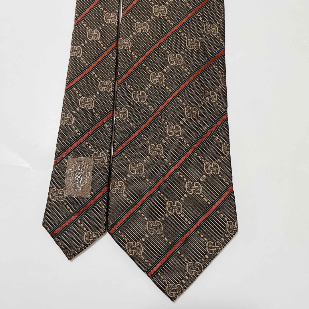 GUCCI - 美品 グッチ ネクタイ ハイブランド GG柄 インター GUCCI - 美品 グッチ ネクタイ ハイブランド GG柄 インター