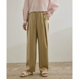 ロペ(ROPE’)の【ベージュ（27）】【WEB・一部店舗限定】ブライトハンマーサテンテーパードパンツ/洗える(その他)