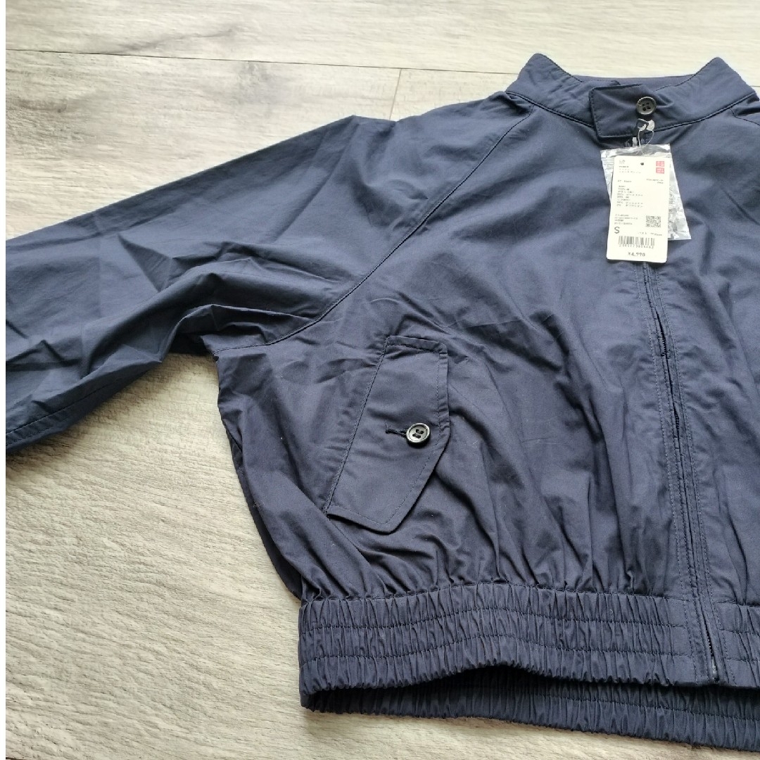 UNIQLO - UNIQLO:コットンショートブルゾン Sサイズの通販 by
