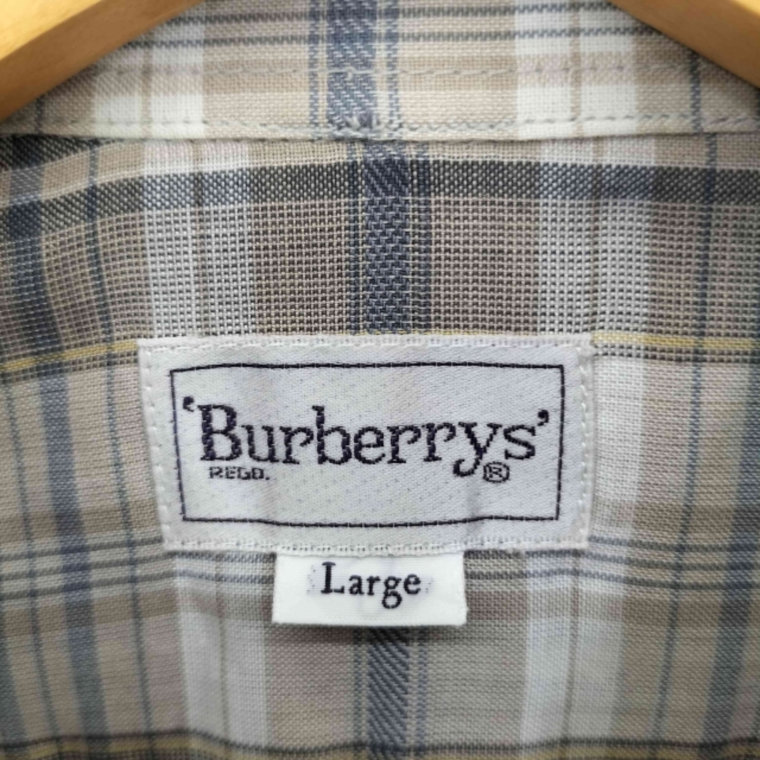 BURBERRY - BURBERRYS(バーバリーズ) 90S 旧タグ チェック柄 S/S BURBERRY - BURBERRYS(バーバリーズ) 90S 旧タグ チェック柄 S/S