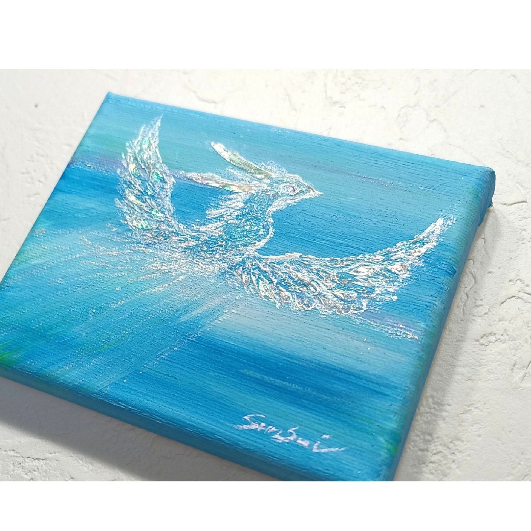 幸せ波動絵画*未来への光神獣 龍雲鳳凰雲 天使のはしご 開運 幸せ波動絵画*未来への光神獣 龍雲鳳凰雲 天使のはしご 開運