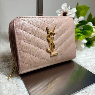 SAINT LAURENT - サンローラン 折り財布 カサンドラ ロゴ V SAINT LAURENT - サンローラン 折り財布 カサンドラ ロゴ V