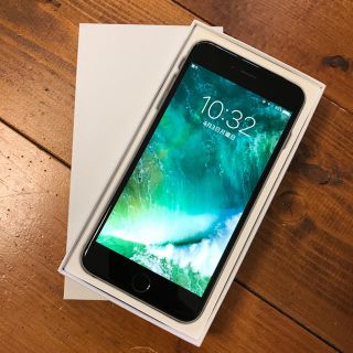 アップル(Apple)のnaza.s様専用出品☆iPhone6plus スペースグレー 128GB(スマートフォン本体)