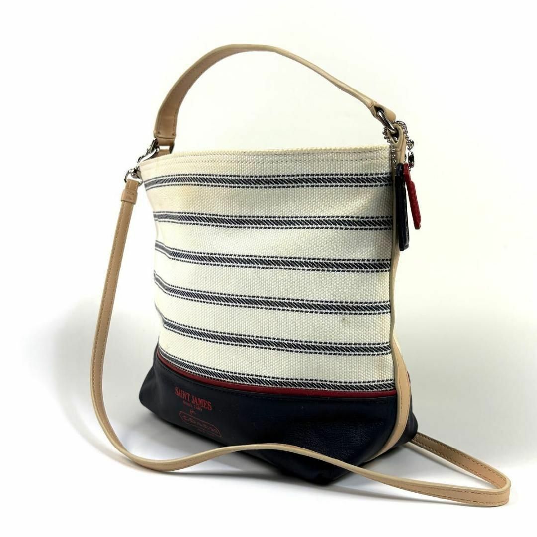 COACH - COACH セントジェームス キャンバス レザー 2WAY COACH - COACH セントジェームス キャンバス レザー 2WAY