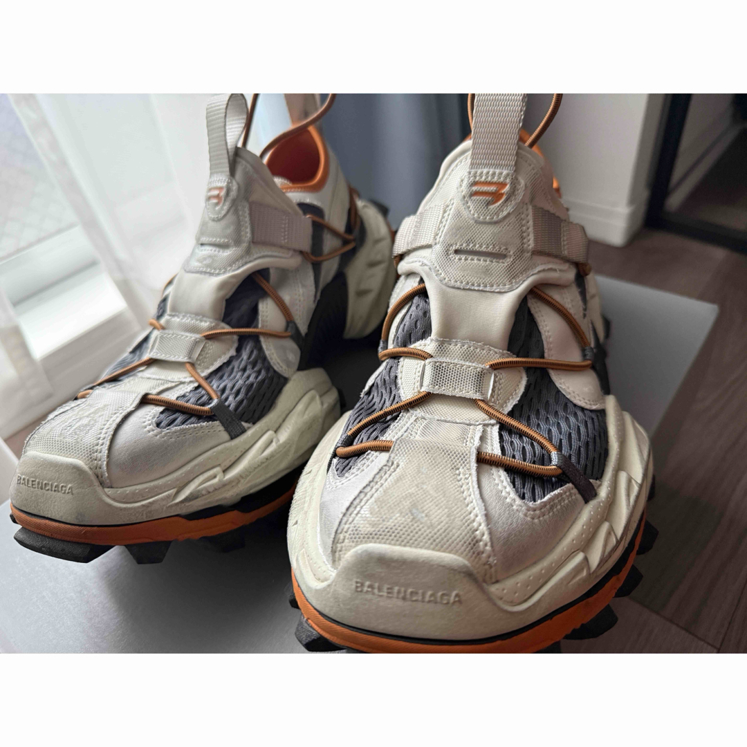BALENCIAGA - BALENCIAGA hike ベージュ/オレンジ 42の通販 by BALENCIAGA - BALENCIAGA hike ベージュ/オレンジ 42の通販 by