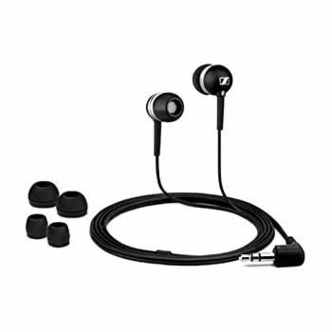 Sennheiser CX300-B イヤホン (ブラック) - 旧バージョン(メーカー生産中止) スマホ/家電/カメラのオーディオ機器(ヘッドフォン/イヤフォン)の商品写真
