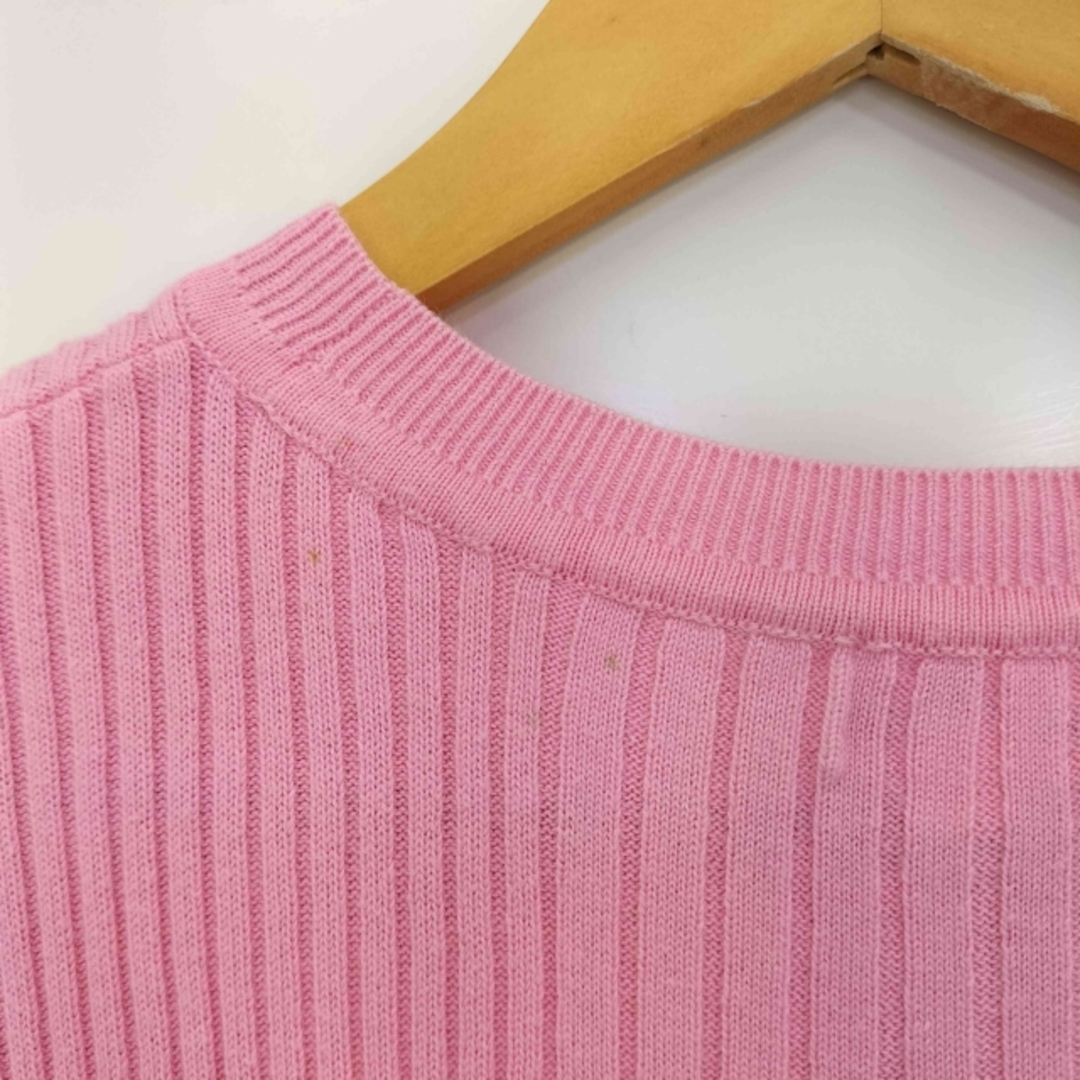 Courreges - courreges(クレージュ) ロゴ リブ クルーネック Courreges - courreges(クレージュ) ロゴ リブ クルーネック