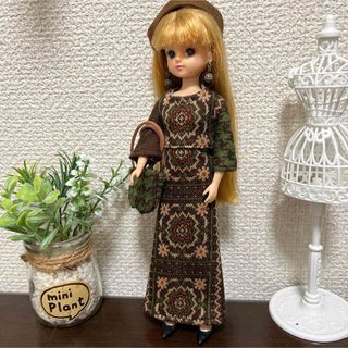 リカチャン(リカちゃん)の037❤️ リカちゃん　スリムロングワンピース(その他)