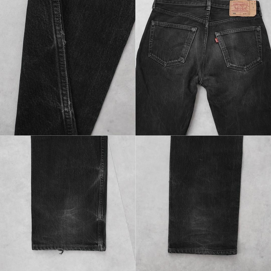 Levi's - リーバイス501 W31 ブラックデニム 黒 USA製 90s 13779 Levi's - リーバイス501 W31 ブラックデニム 黒 USA製 90s 13779