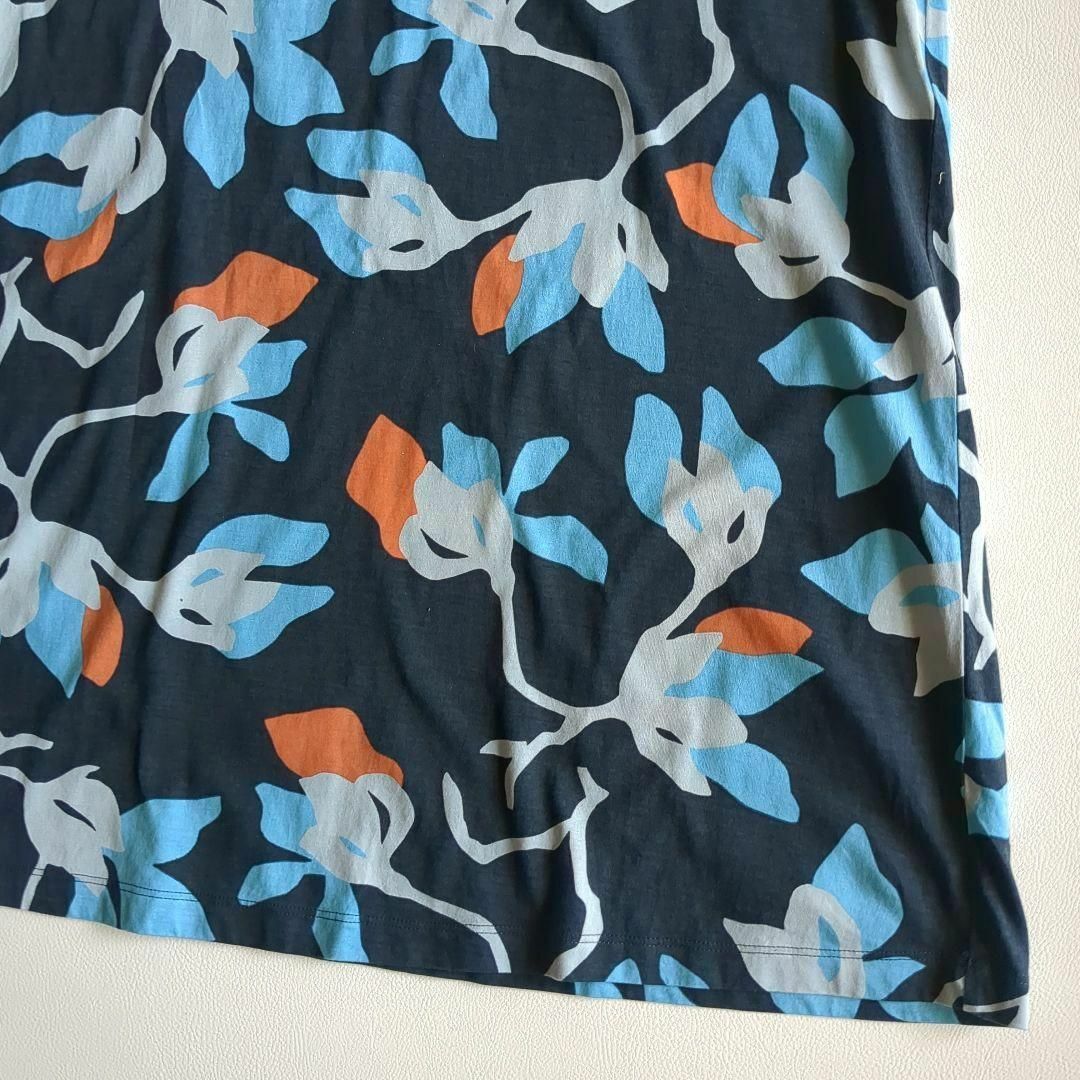 marimekko - マリメッコ ワンピース カトレア柄 七分袖 クルー marimekko - マリメッコ ワンピース カトレア柄 七分袖 クルー