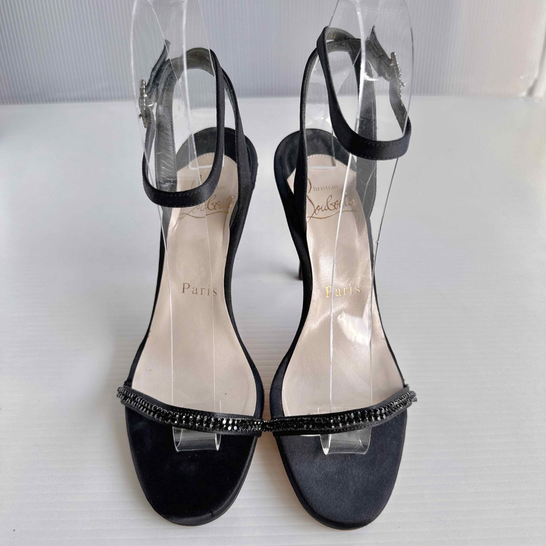 Christian Louboutin - ルブタン ラインストーン装飾 ストラップ Christian Louboutin - ルブタン ラインストーン装飾 ストラップ
