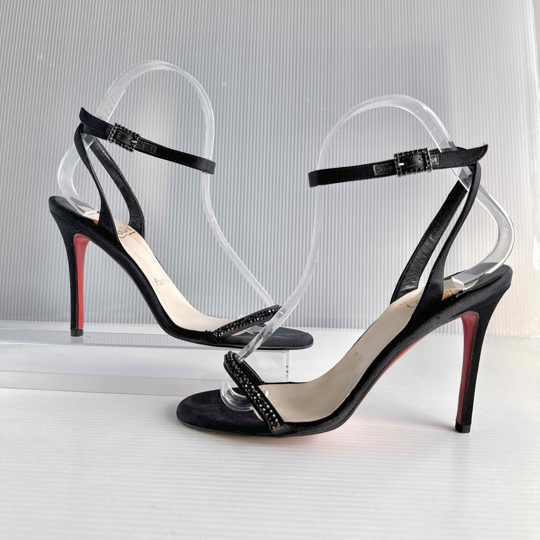 Christian Louboutin - ルブタン ラインストーン装飾 ストラップ Christian Louboutin - ルブタン ラインストーン装飾 ストラップ