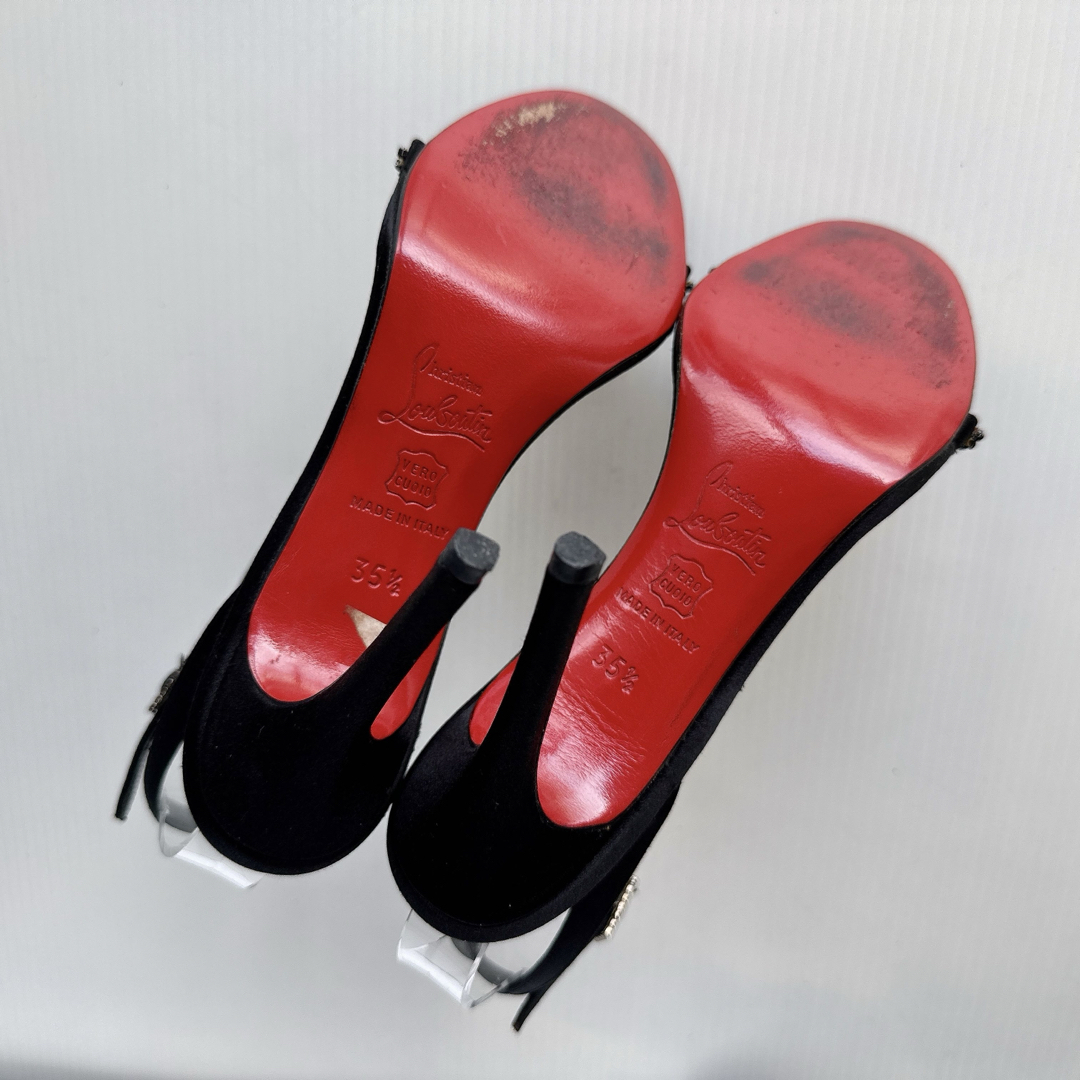 Christian Louboutin - ルブタン ラインストーン装飾 ストラップ Christian Louboutin - ルブタン ラインストーン装飾 ストラップ