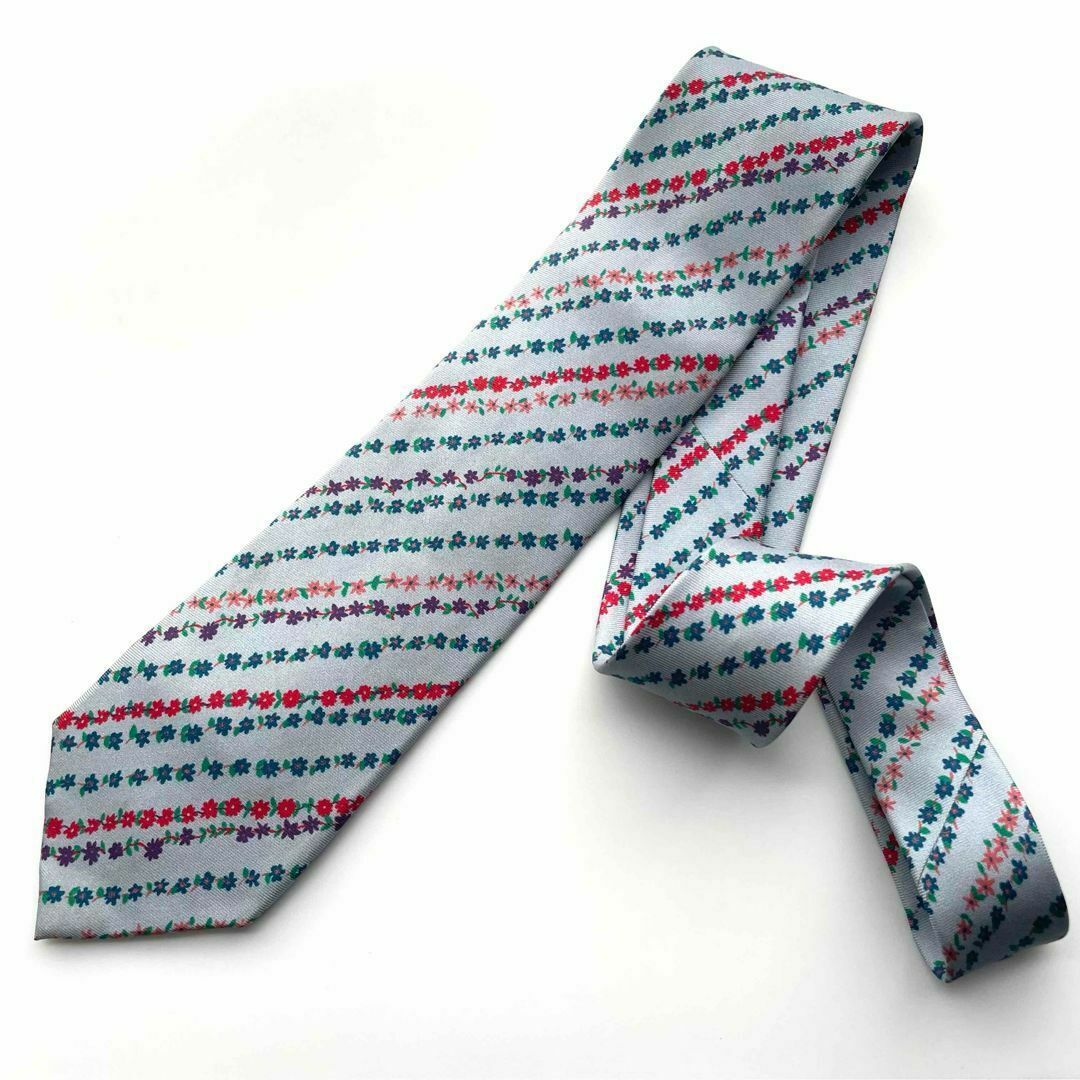 Paul Smith - ꧁美品꧂ ポールスミス ネクタイ 花柄 ストライプ Paul Smith - ꧁美品꧂ ポールスミス ネクタイ 花柄 ストライプ