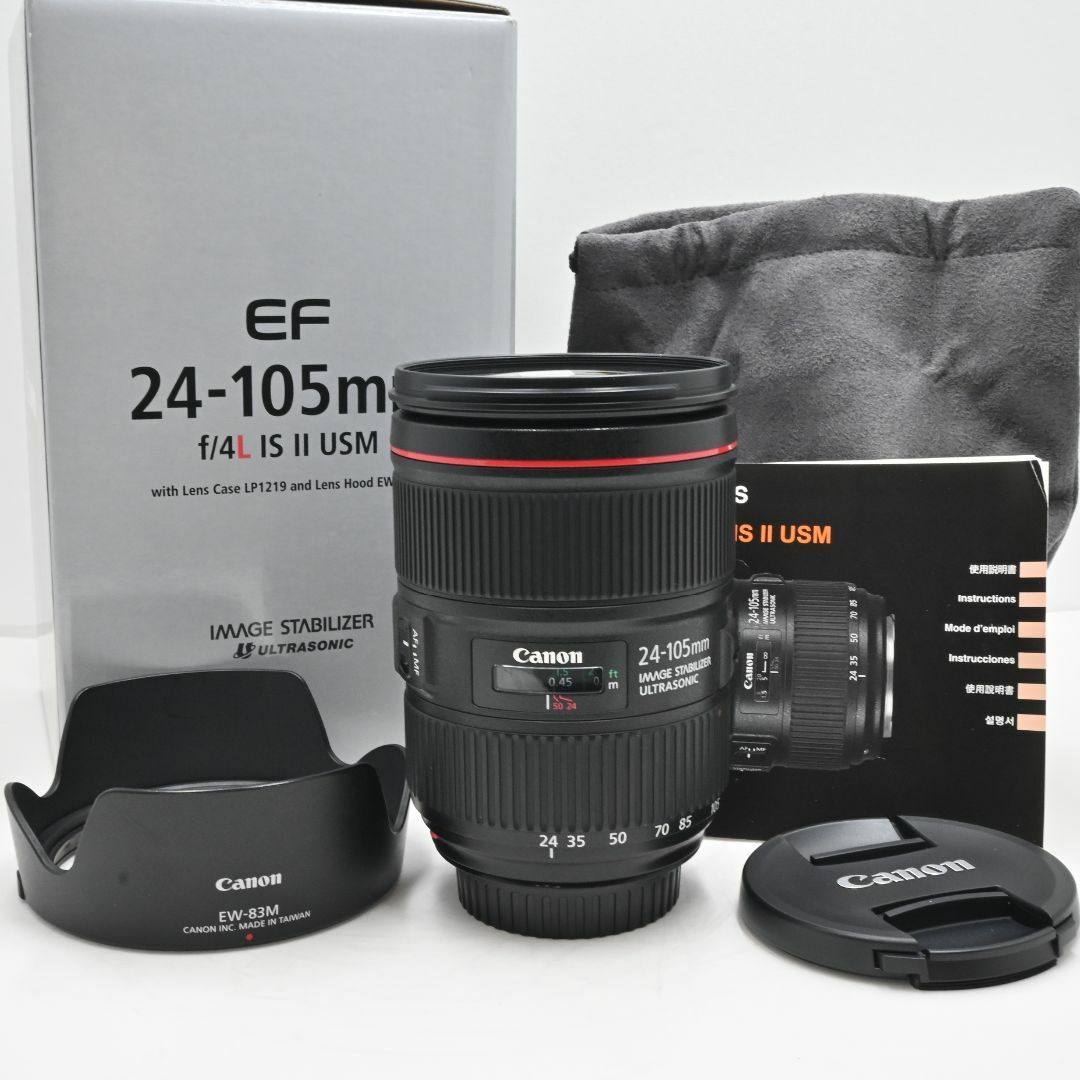 Canon キヤノン 標準ズームレンズ EF24-105mm F4L IS II