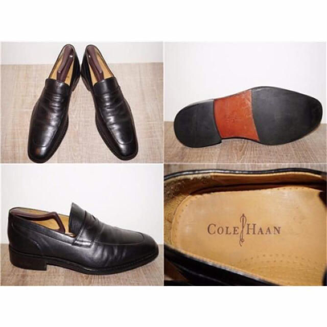 Cole Haan(コールハーン)の美品 コールハーン COLE HAAN コインローファー 黒 28cm10M メンズの靴/シューズ(ドレス/ビジネス)の商品写真