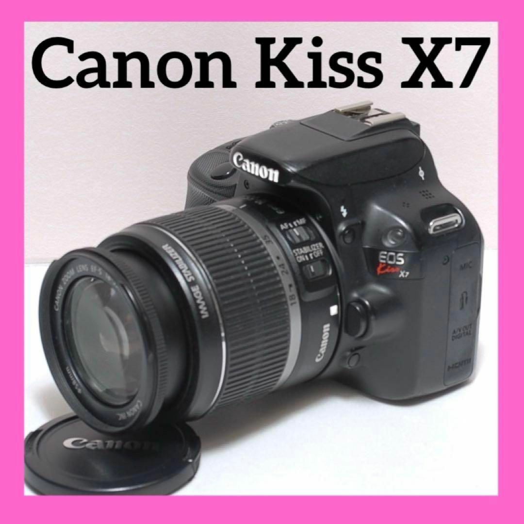 初心者におすすめ✨CANON KISS X7✨シングルレンズ✨操作簡単