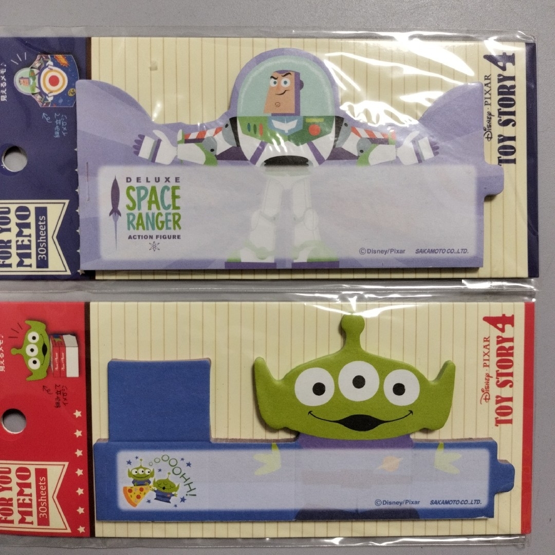 Disney - トイ・ストーリー 4フォーユーメモ30sheets2点セットの