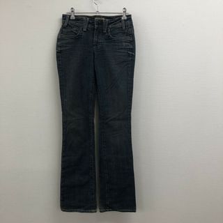 【YANUK】ヤヌーク　青系　24　デニムパンツ　ボトムス　カジュアル　ワイドパンツ(デニム/ジーンズ)