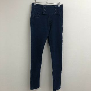 【INGNI】イング　青系　M　デニムパンツ　ハイウエスト　スキニー　カジュアル(デニム/ジーンズ)