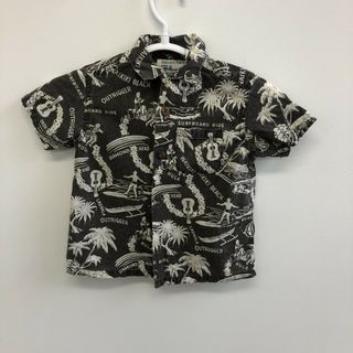 ロンハーマン(Ron Herman)の【Ron Herman】ロンハーマン 半袖シャツ シャツ 半袖 柄シャツ 総柄シャツ M 黒 白(シャツ)