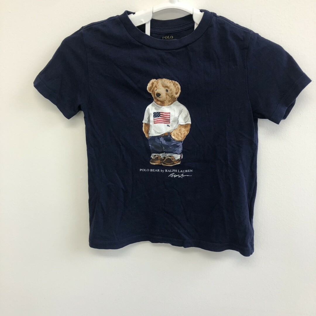 POLO RALPH LAUREN - 【PORO】ポロ ラルフローレン 半袖Tシャツ Tシャツ 半袖 紺系 ネイビー
