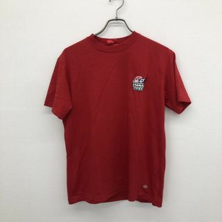 ディッキーズ(Dickies)の【Dickies】ディッキーズ　赤　L　 半袖　Ｔシャツ　ユニセックス(Tシャツ(半袖/袖なし))