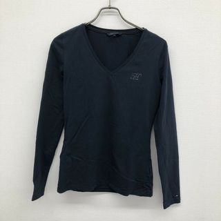 トミーヒルフィガー(TOMMY HILFIGER)の【TOMMY HILFIGER】トミーヒルフィガー　紺　M　 長袖　シャツ　ユニセックス(シャツ/ブラウス(長袖/七分))