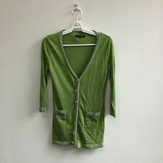 ミッシュマッシュ(MISCH MASCH)の【MISCH MASCH】ミッシュマッシュ　レディース　カーディガン　緑系　サイズ38　長袖　(カーディガン)
