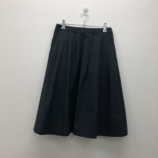 【UNIQLO ユニクロ】　黒系　　フレアスカート　M　無地　シンプル　ボトムス　カジュアル(その他)