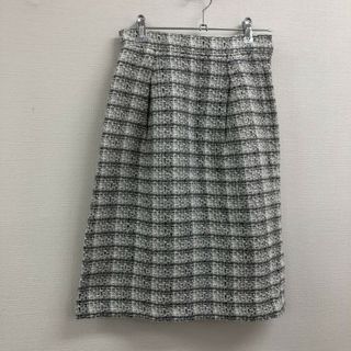 【Te chichi】テチチ　白系　S　フレアスカート　チェック　カジュアル　ゆったり(その他)